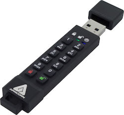 Apricorn Aegis Secure Key 64GB USB 3.1 Stick Black