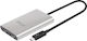Club3D Μετατροπέας Thunderbolt 3 male σε HDMI 2x female Ασημί 1τμχ CSV-1574