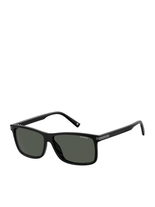 Polaroid Ochelari De Soare Pentru Bărbați Cu Ramă Neagră Din Plastic Și Lentile Gri Polarized PLD2075/S/X 807/M9