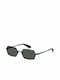 Polaroid Sunglasses with Black Metal Frame and Black Polarized Lenses PLD 6068/S 807/M9