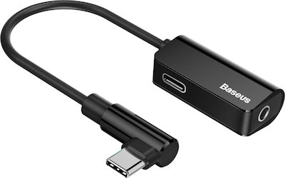 Baseus L45 Convertor USB-C masculin în 3.5mm / USB-C feminin