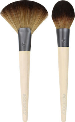 EcoTools Synthetic Make Up Brush Set for Highlighter 2pcs