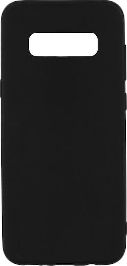 Senso Soft Touch Back Cover Σιλικόνης Μαύρο (Galaxy S10e)