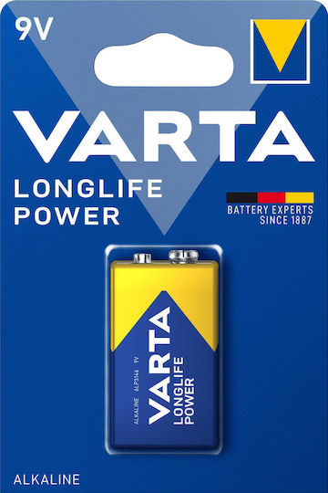 Varta LongLife Power Αλκαλική Μπαταρία 9V 1τμχ