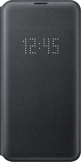 Samsung Led View Cover Book Πλαστικό Μαύρο (Galaxy S10e)