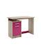 Looney Kids Desk Beige-Fuchsia 100x55x75cm