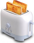 Crown Toaster 2 Schlitze 700W Weiß