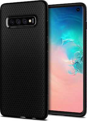 Spigen Liquid Air Silicone Back Cover Black (Galaxy S10)