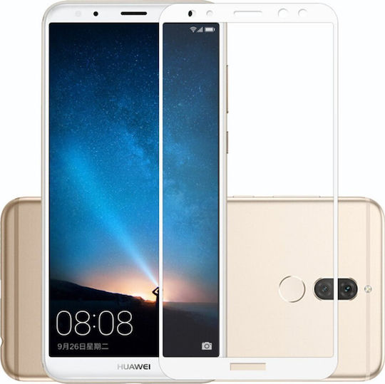 3D Full Glue Full Face Tempered Glass White (Huawei Mate 10 Lite)