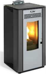 Kalor Miriam 10 Σόμπα Pellet 8kW Μαύρο