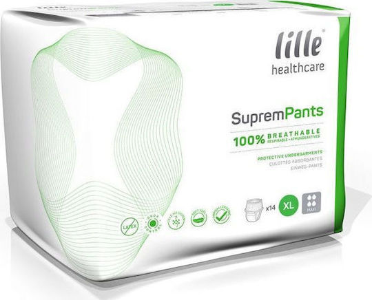 Lille Healthcare Suprem Lenjerie Intimă Pentru Incontinență XLarge 14 Bucăți