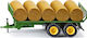 Siku Trailer for Round Bales Car 1:32 Pickup Truck for 3++ Years 2891