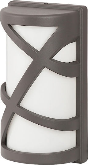 Rabalux Durango Modern Lamp Wall with Socket E27 Gray 14.6cm