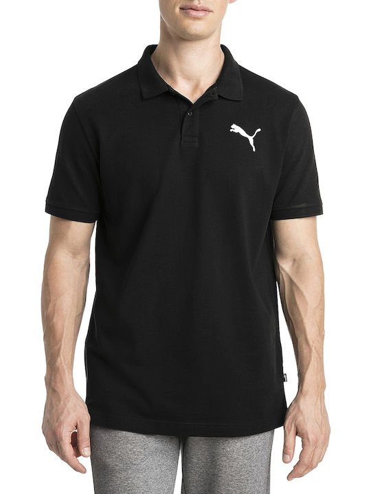 PUMA Поло Мъжка Тениска Черна PUMA Поло Мъжка Тениска Черна