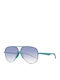 Polaroid Men's Sunglasses With Turquoise Frame And Grey Gradient Polarized Lens PLD6017/S VWA/WJ