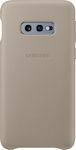 Samsung Umschlag Rückseite Leder Gray (Galaxy S10e) EF-VG970LJEGWW