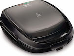 Tefal SW341B SW341D12 Sandwichmaker mit Abnehmbaren Platten für for 2 Sandwiches Sandwiches 700W Inox