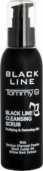 TommyG Black Line Cleansing Scrub für das Gesicht als Gel 150ml