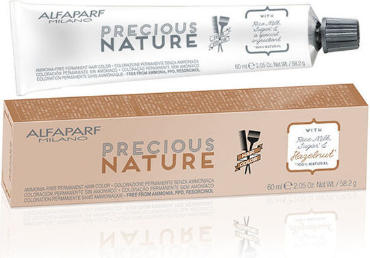Alfaparf Milano Professional Precious Nature Cool Browns Βαφή Μαλλιών Χωρίς Αμμωνία 7.1 Medium Ash Blond 60ml