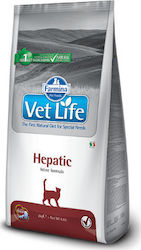 Farmina Vet Life Hepatic Dry Food for Adult Cats with Corn / Chicken / Fish 0.4kg