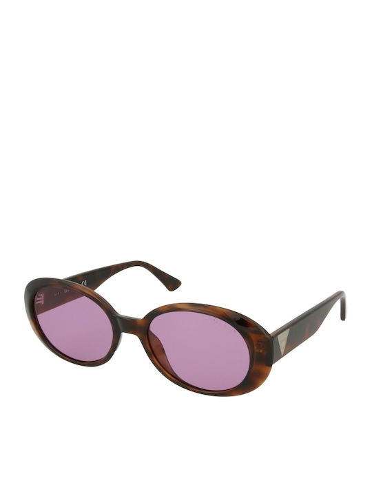 Guess Women's Sunglasses with Multicolour Plastic Frame and Purple Lens GU7590-56Y
