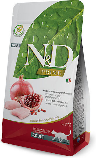 Farmina N&D Pomegranate Adult Dry Food Grain-Free for Adult Cats with Chicken 0.3kg