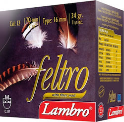 Lambro Φυσίγγια Feltro 34gr 25τμχ Lambro Φυσίγγια Feltro 34gr 25τμχ