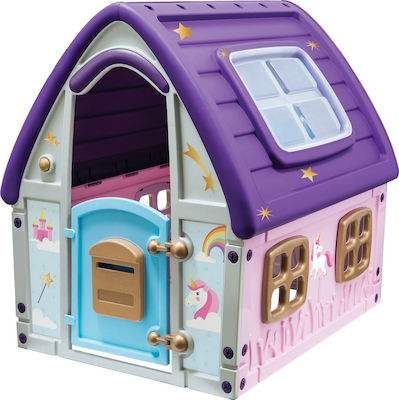 Starplay Plastic Kids Playhouse Multicolour Unicorn Grand 123.5x102.5x121.5cm