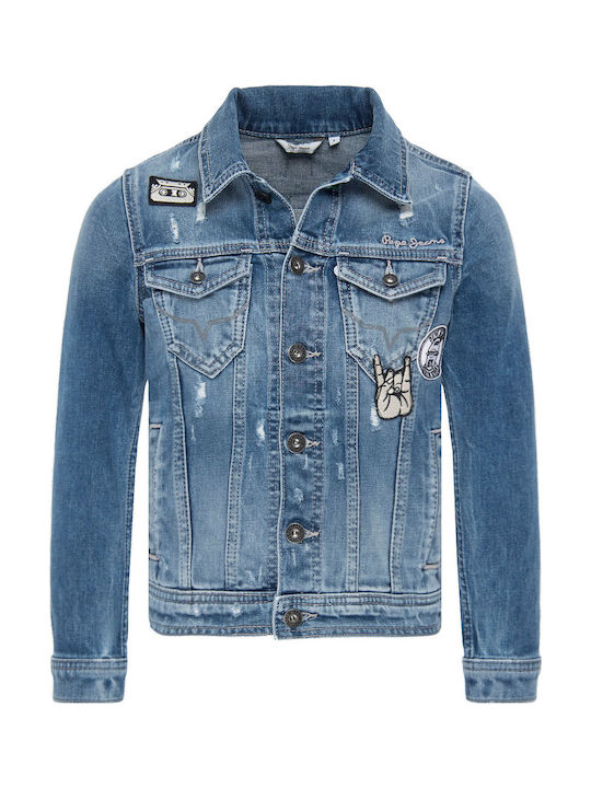 Legendary Bolt Kinderjacken & Winterjacken Denim Kurzes Blauen