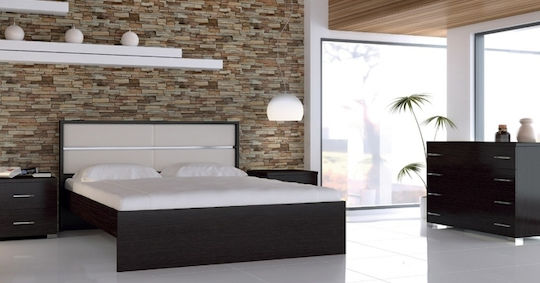 Schlafzimmer Set Dream Wenge mit Lattenrost 150x200cm 5Stück