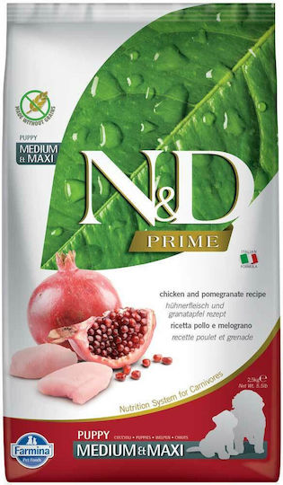 Farmina N&D Grain Free Puppy Maxi 2.5kg Dry Food Grain-Free for Large Breed Puppies with Chicken and Pomegranate