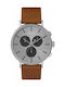 Timex Fairfield Supernova Watch Chronograph Battery with Brown Leather Strap