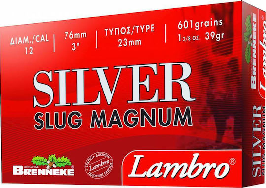 Lambro Φυσίγγια Brenneke Silver Slug Magnum Magnum 39gr 5τμχ