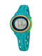 Timex Ironman Digital Uhr mit Türkis Kautschukarmband