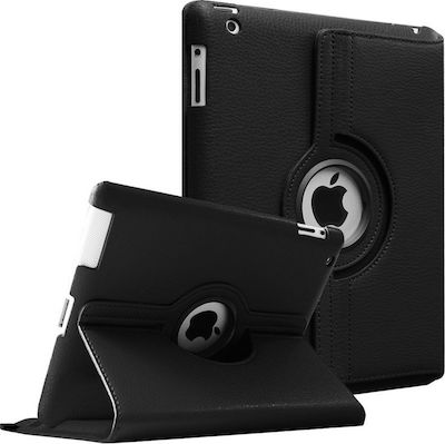 Rotating Flip Cover Δερματίνης Μαύρο (iPad mini 1,2,3)