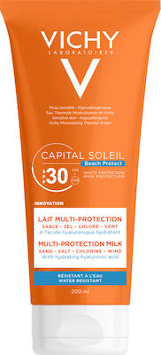 Vichy Capital Soleil Multi Protection Milk Waterproof Sunscreen Cream Face SPF30 200ml