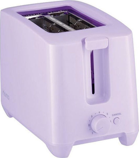 Homa Toaster 2 Slots 750W Purple