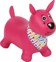 Ludi Χοπ Χοπ Σκυλάκι Bouncing Dog για 1+ έτους Ροζ 48εκ.