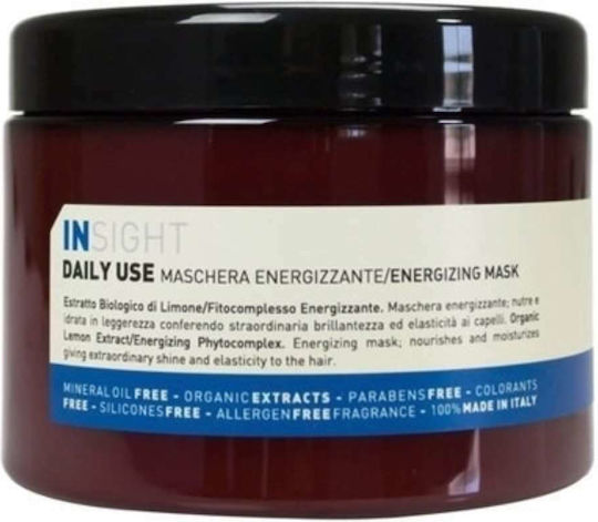 Insight Professional Daily Use Energizing Mask Hair Mask for Hydration 500ml