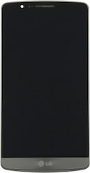 LG Οθόνη με Πλαίσιο για LG G3 (Μαύρο)