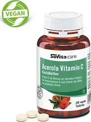 Sovita Acerola Vitamin C Vitamin für Energie & Unterstützung des Immunsystems 200 Mützen