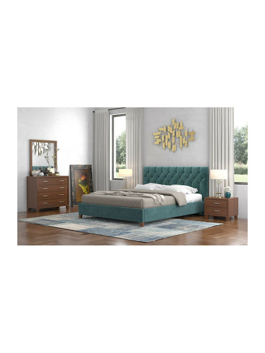 Schlafzimmer Set No 63 Blue / Walnut 150x200cm ...