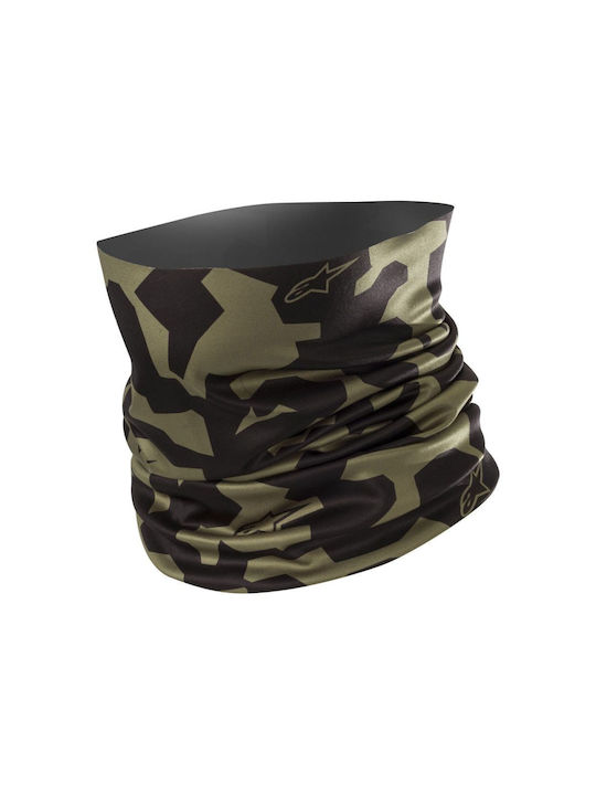 Alpinestars Neck Warmer Περιλαίμιο Αναβάτη Μοτοσυκλέτας από Πολυεστέρα Camo Χακί/Μαύρο Χρώμα