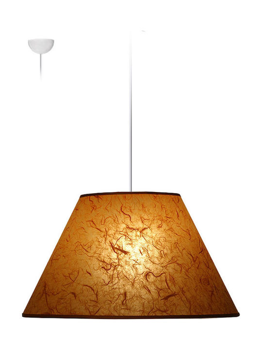 Starlight Pendant Light Brown Bell with Socket E27