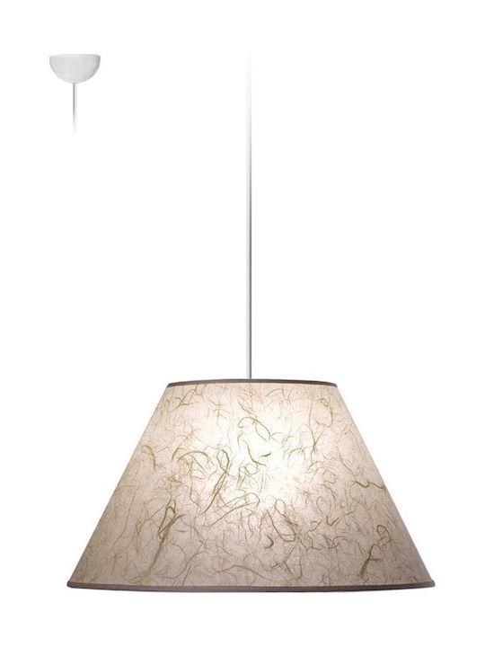 Starlight Pendant Light White Bell with Socket E27