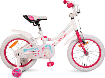 Byox Little Princess 16" Детски Велосипед BMX Бял