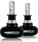 NovSight Λάμπες Αυτοκινήτου H3 A315 Original Headlight H3 LED 6500K Ψυχρό Λευκό 12-24V 25W 2τμχ