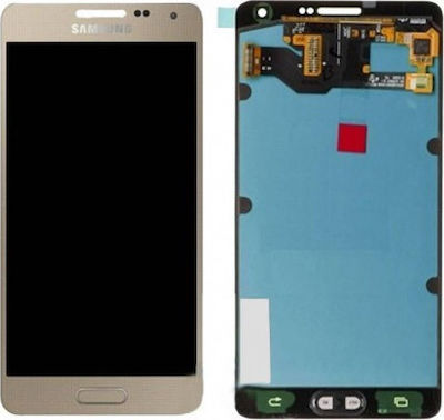Samsung Οθόνη με Μηχανισμό Αφής για Galaxy A7 2015 (Χρυσό)