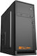 Alcatroz Futura Black Pro 6000 Midi Tower Computer Case Black