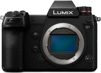 Panasonic Mirrorless Фотоапарат Lumix S1 Пълен кадър Body Черен